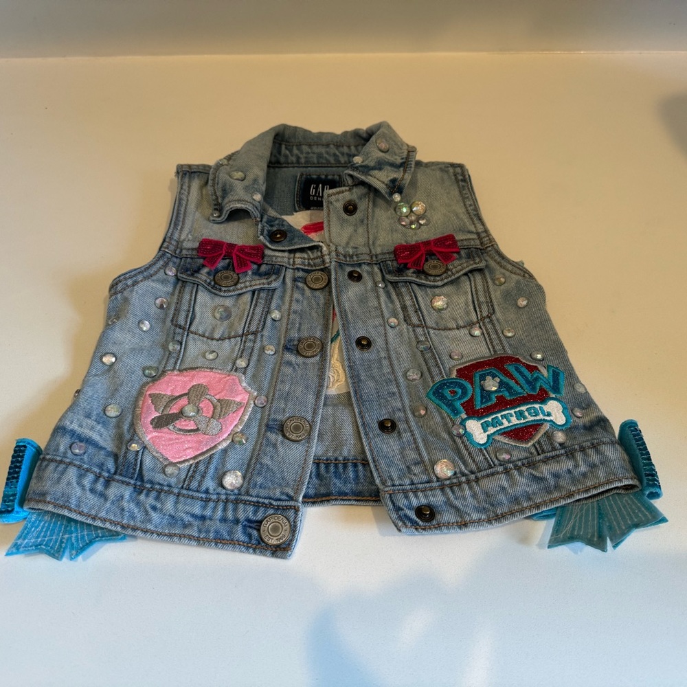 Custom Paw Patrol Skye Vest from Etsy 3T